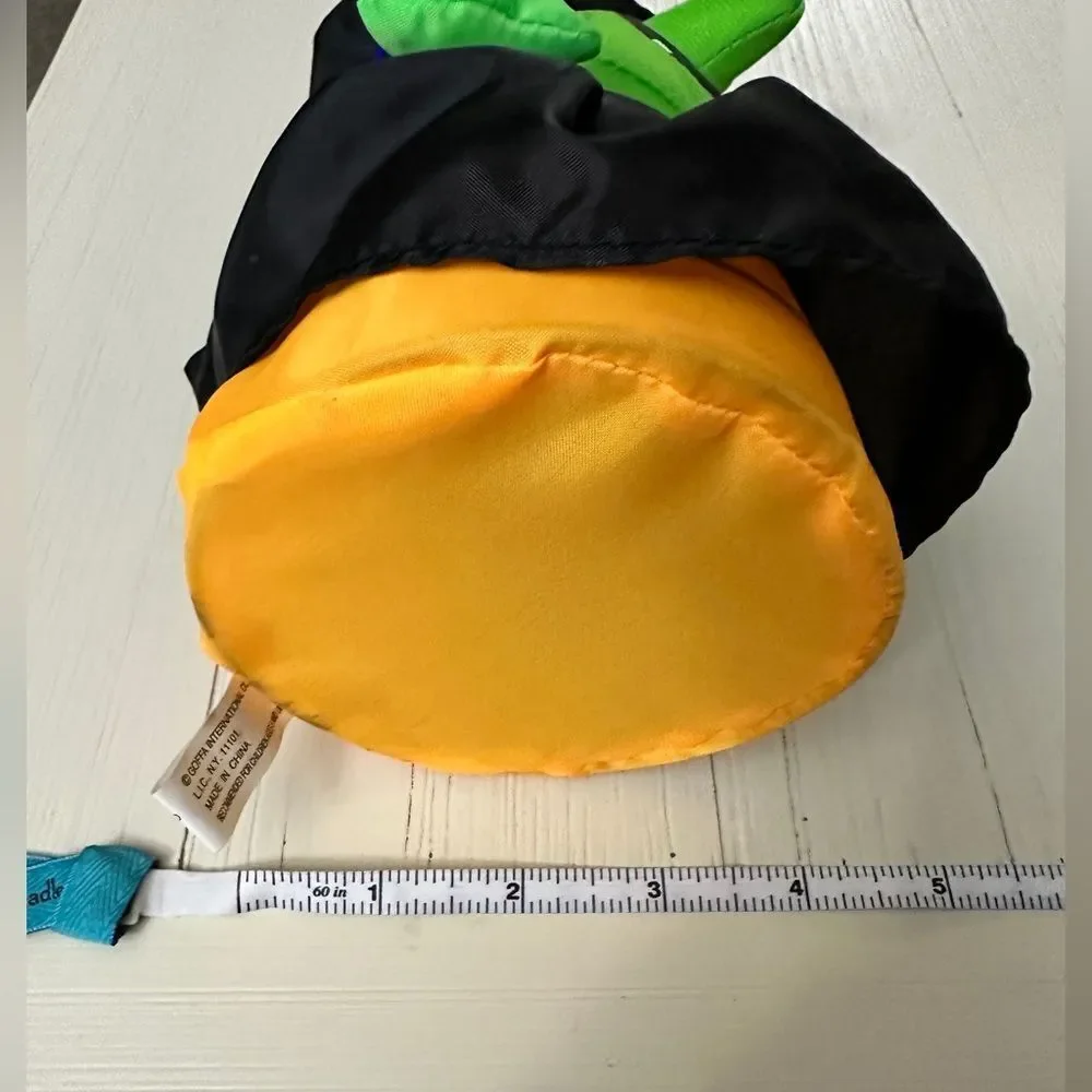Goffa International Halloween Plush Stuffed Toy Black Witch Spring Nylon Vintage